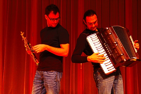 Rudi Katholnig, accordion, Hans Peter Steiner, saxofon